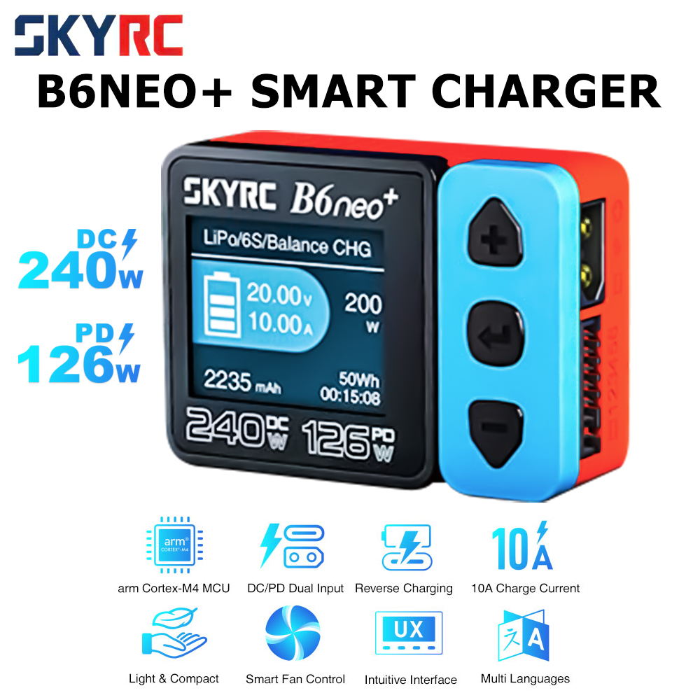 SkyRC B6 Neo เครื่องชาร์จอัจฉร - Skyrc B6 Neo Smart Charger บทวิจารณ์และราคา